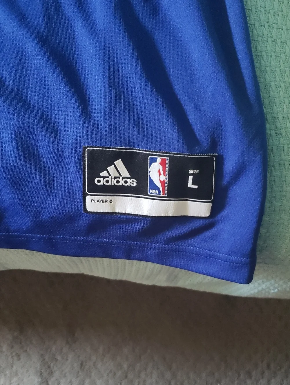 Adidas Sixers #3 Blue Basketball Jersey